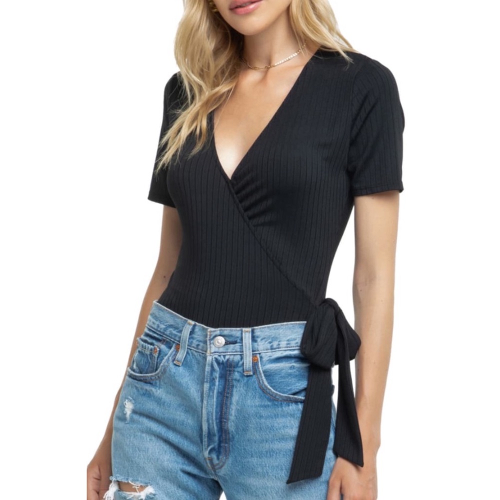 ASTR Wyatt Self Tie Bodysuit